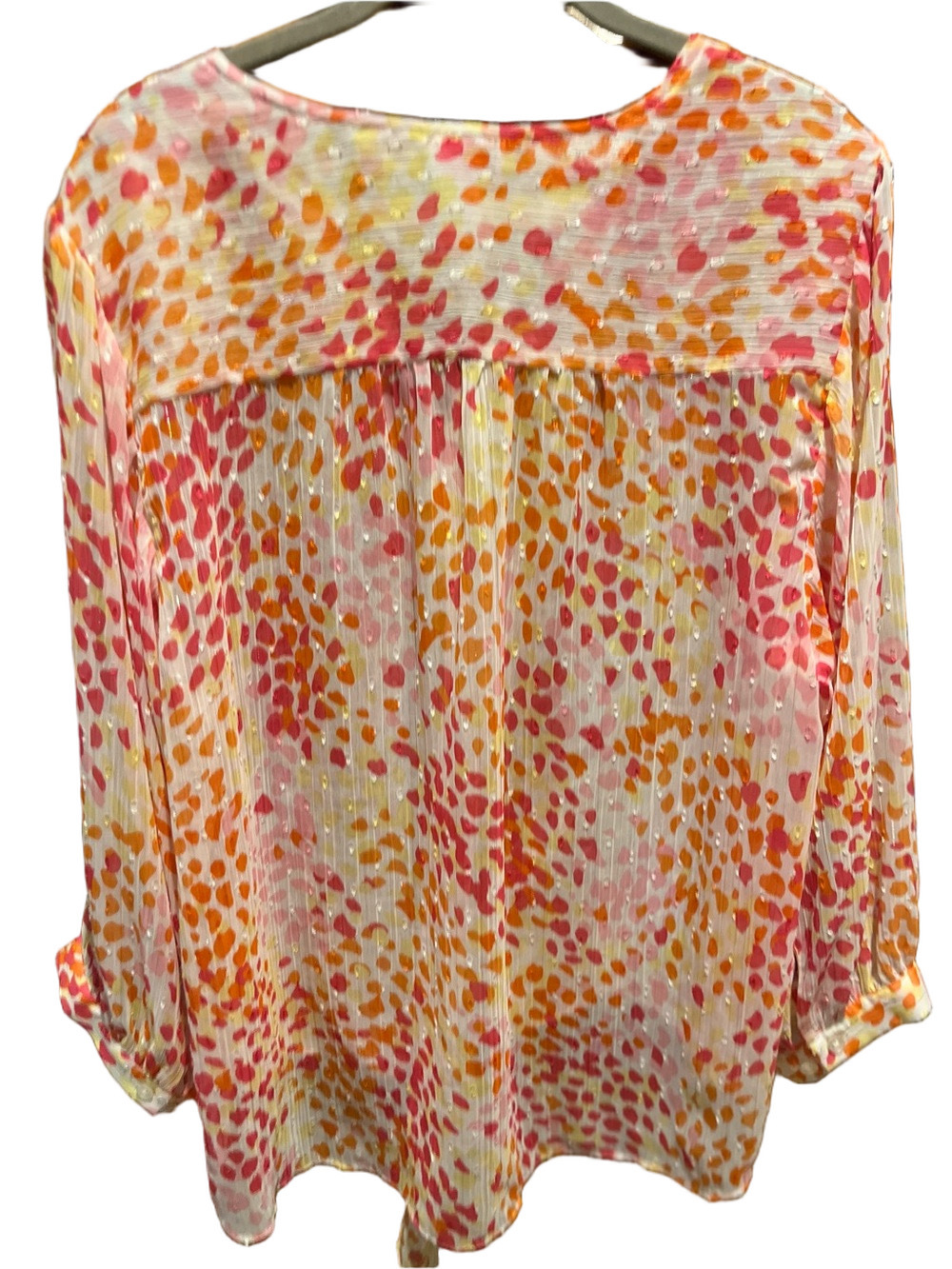 34. WOMENS CHICO’S 2/L DETAIL TOP - Picture 5 of 5
